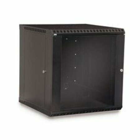 SWE-TECH 3C 12U LINIER Fixed Wall Mount Cabinet with Glass Door, 250 lb capacity FWT61C2-11212